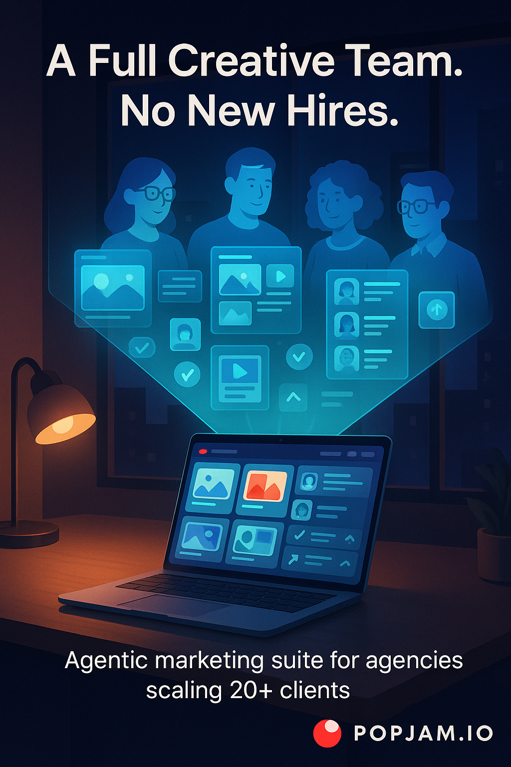 A Full Creative Team. No New Hires.